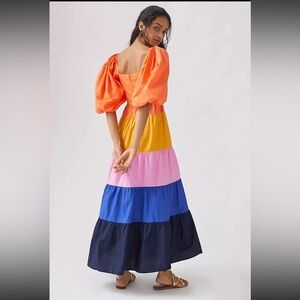 Farm rio for Anthropologie Tiered Maxi Dress
